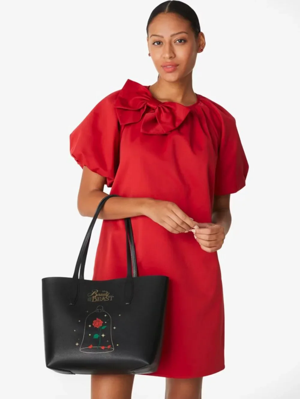 Disney X Kate Spade New York Beauty & The Beast Small Reversible Tote KE572 NEW